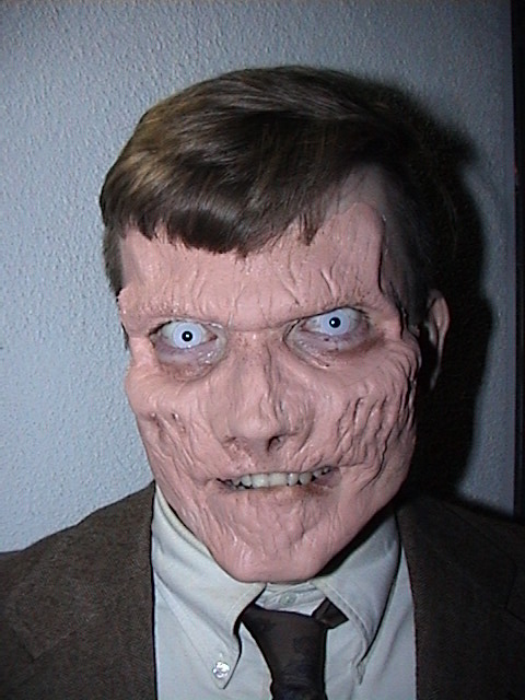 face shot, mouth open