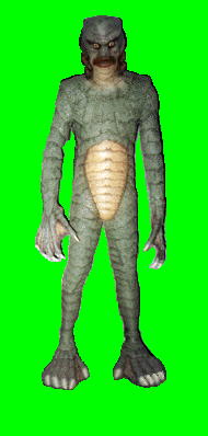 green-screen Creature From The Black Lagoon