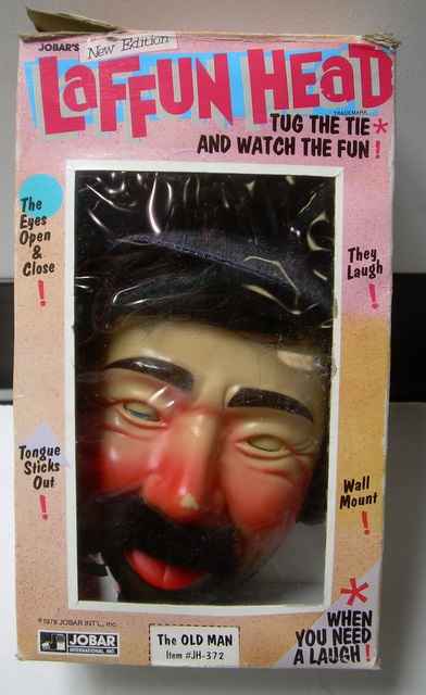 Laffun Head: The Old Man, in box