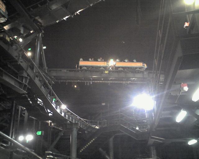 Space Mountain with the lights on #1