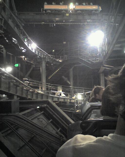Space Mountain with the lights on #2
